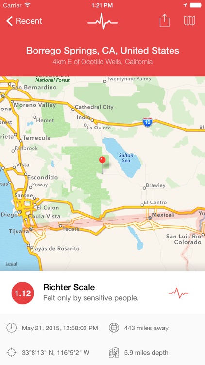 My Earthquake Alerts & Feed screenshot-0