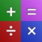 A simple customizable calculator for the iPhone and iPad with over 20 preset color themes to choose from,  or make and save your own color preferences