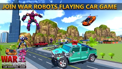 War Robots Flying Car Shooting screenshot 2
