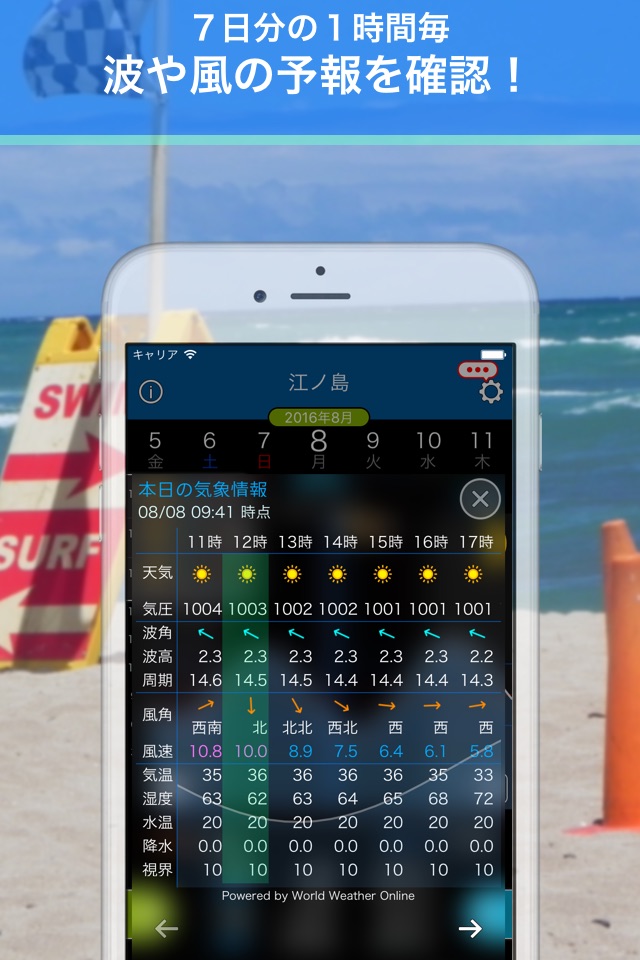 Tide and Weather - SurfTide7 screenshot 2