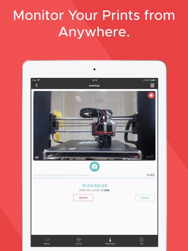 3D Print Slicer Iphone  - Free Open Source Mac Windows Linux.