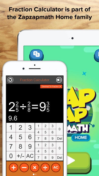 calculator fraction decimals ipad android iphone