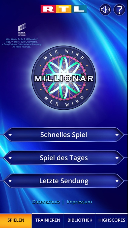 Wer wird Millionär? Training