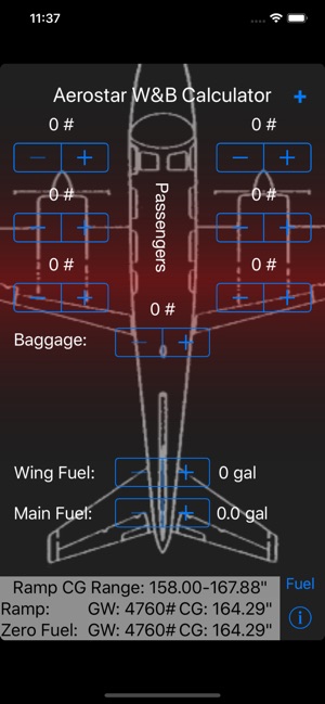 Aerostar W&B