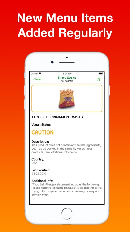 Fussy Vegan Fast Food USA screenshot-6