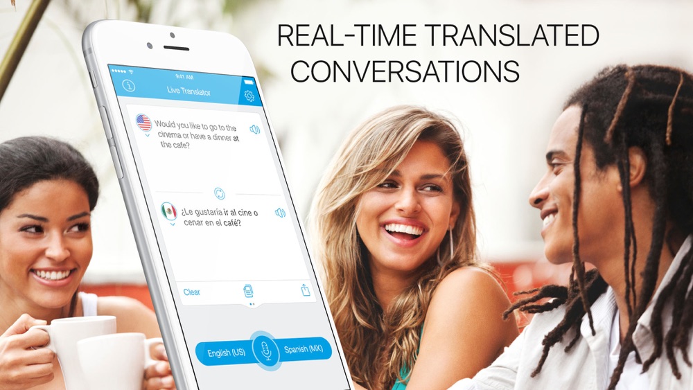 Translate Me Live Translator App for iPhone Free Download Translate Me Live Translator for