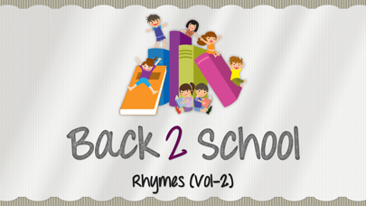 How to cancel & delete Back2School Rhymes Vol2 from iphone & ipad 1