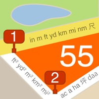 Contact Planimeter 55. Measure on map.
