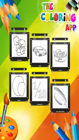 Game screenshot Coloring Book Learn Colors apk