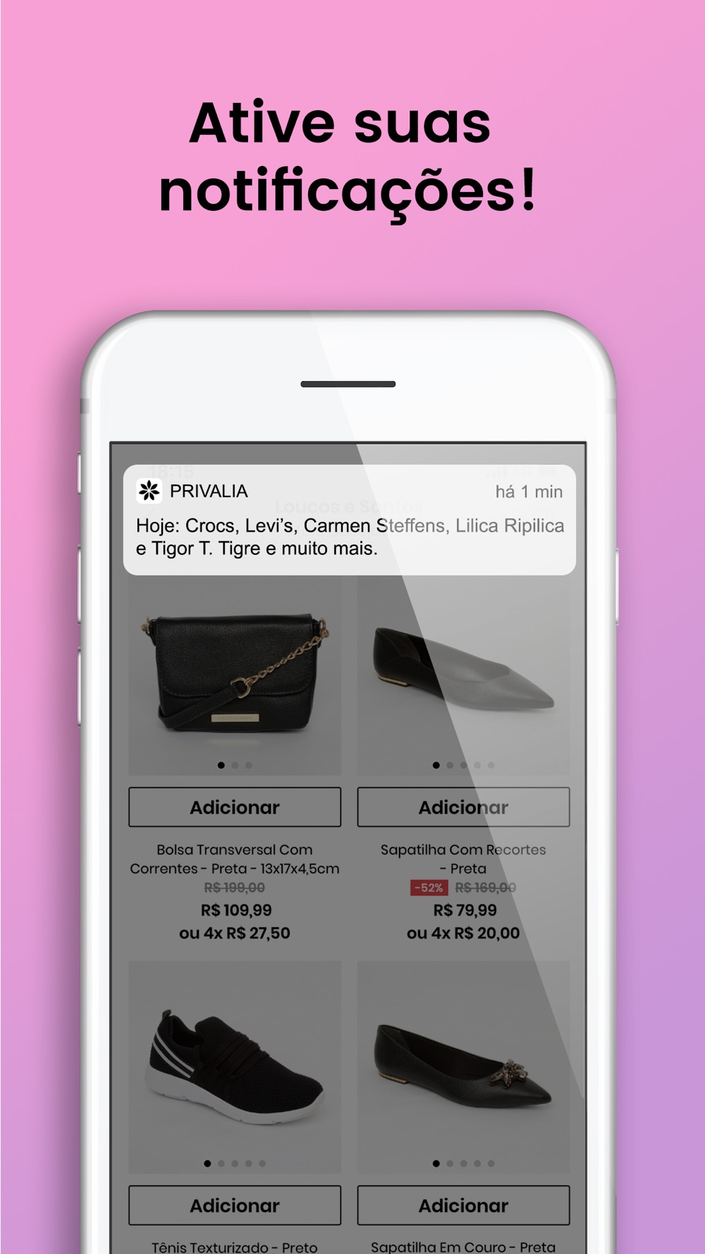 Privalia BR - Outlet de marcas Free Download App for iPhone 