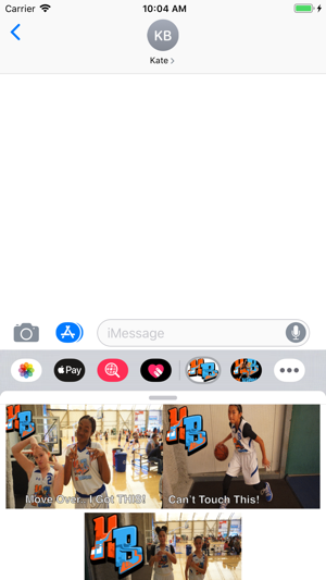 Hoop Blessings iMessage