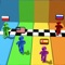 Run the track & answer the questions correctly to run faster