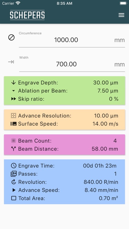 Engraving Time Calculator