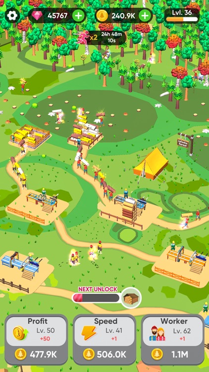 Idle Lumber Mill screenshot-3