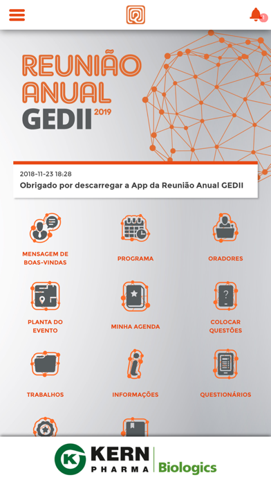 GEDII - Reunião Anual screenshot 2