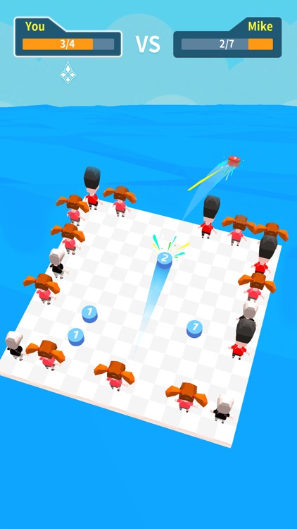 Flick Fall -Air Hockey Games screenshot-4