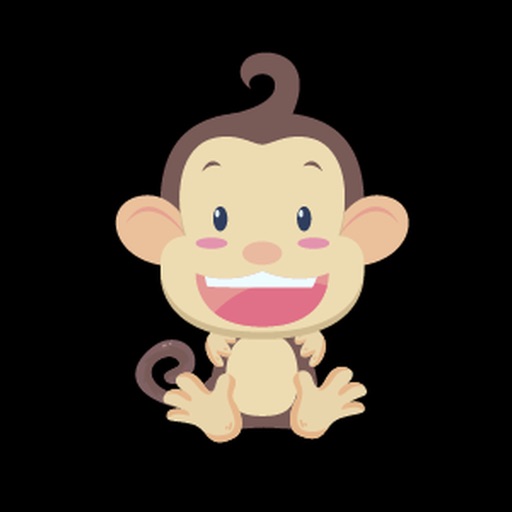 Monkey Naughty Sticker