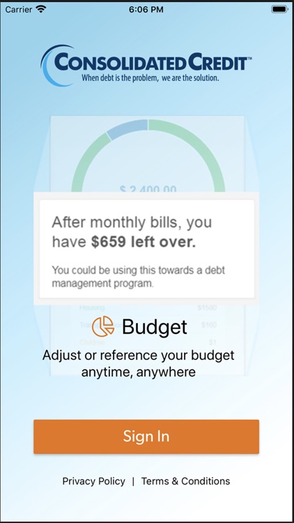 Consolidated Credit Budget App