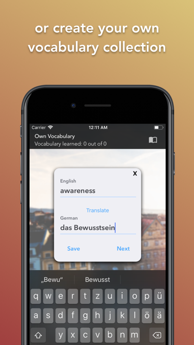 Learn German Words - Flashcard screenshot 4