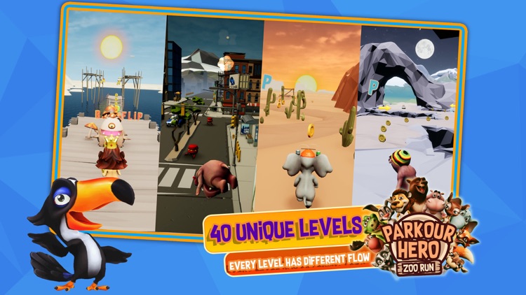 Parkour Hero: Animal Runner 3D