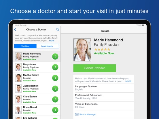 LiveHealth Online Mobile screenshot