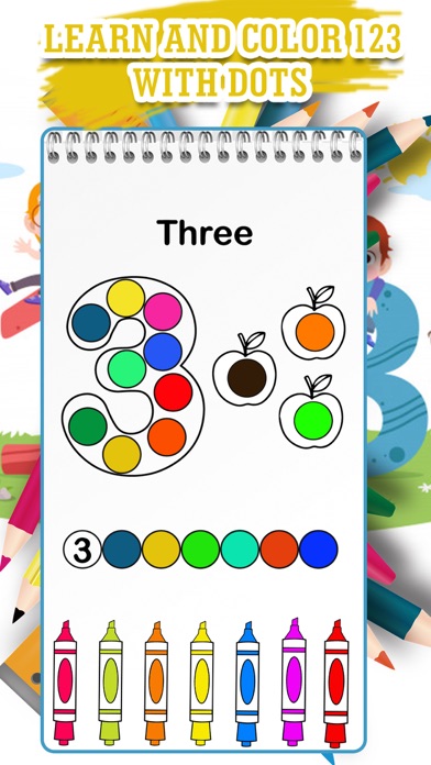 123 Numbers Dot Coloring Book screenshot 3