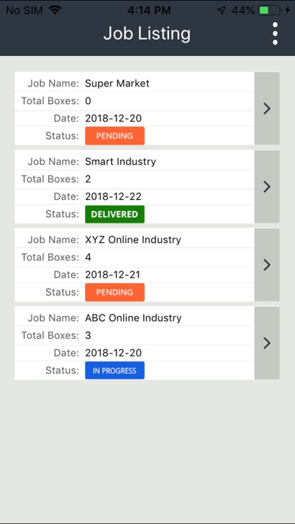 Delivery Handler for Drivers