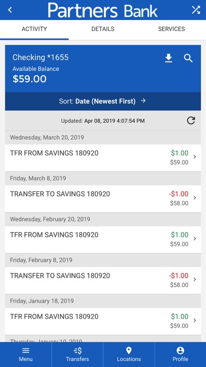 Partners Bank Mobile App screenshot-3