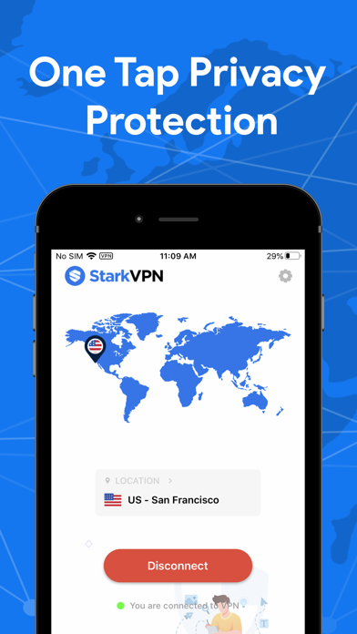 Stark VPN - US and Middle East screenshot 2
