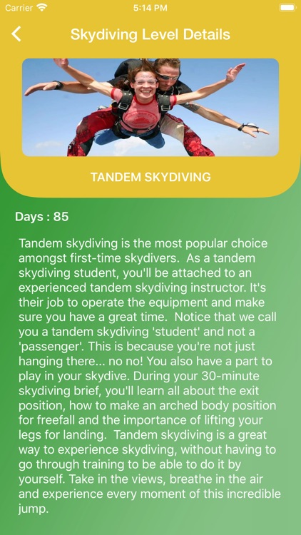 Vina Skydiving Classes screenshot-4