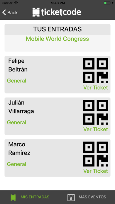 Ticketcode Wallet screenshot 3
