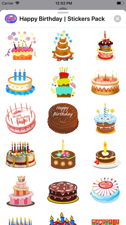 Happy Birthday | Stickers Pack