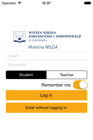 Mobilna WSZiA screenshot 2