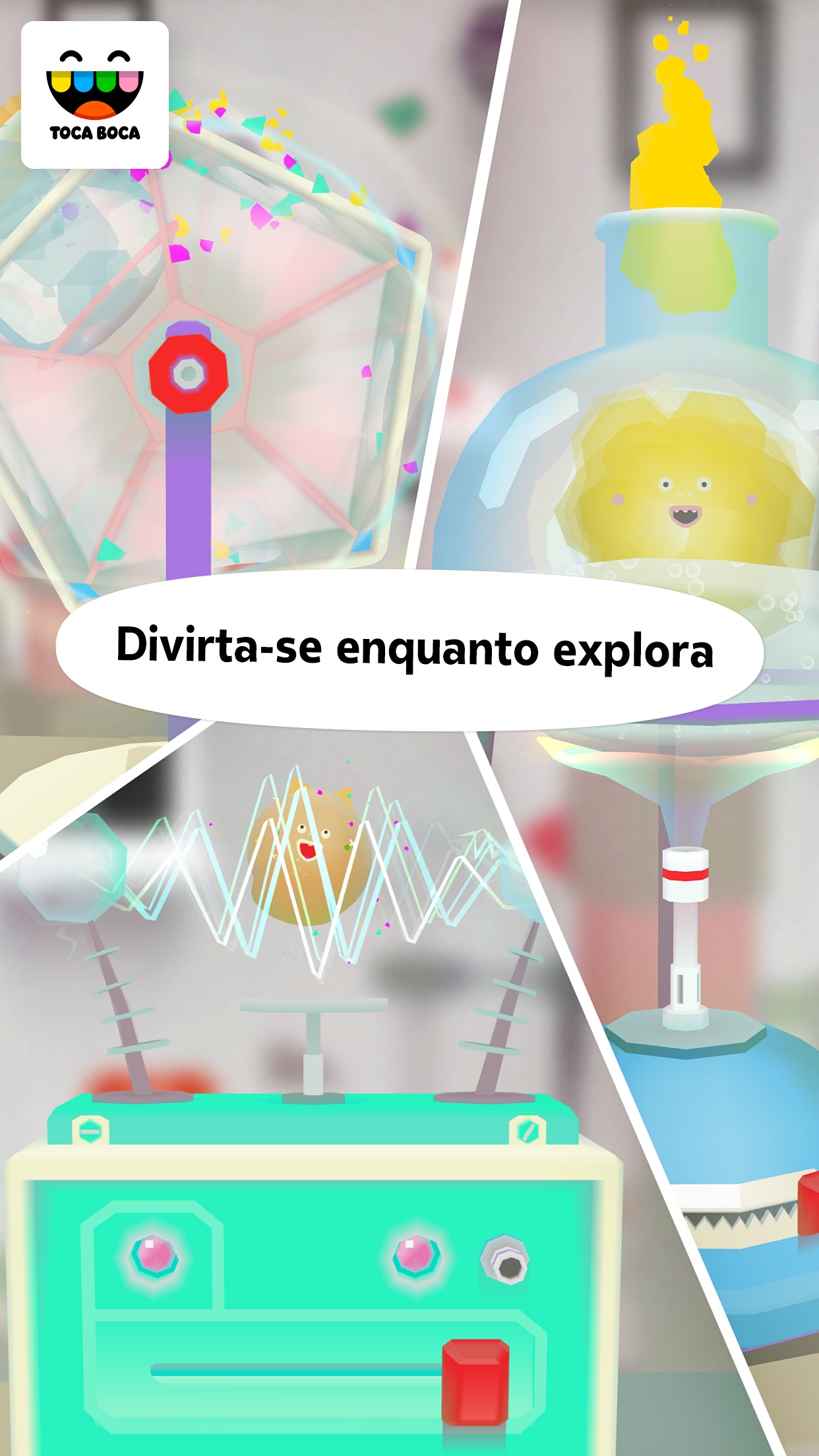 Screenshot do app Toca Lab: Elements