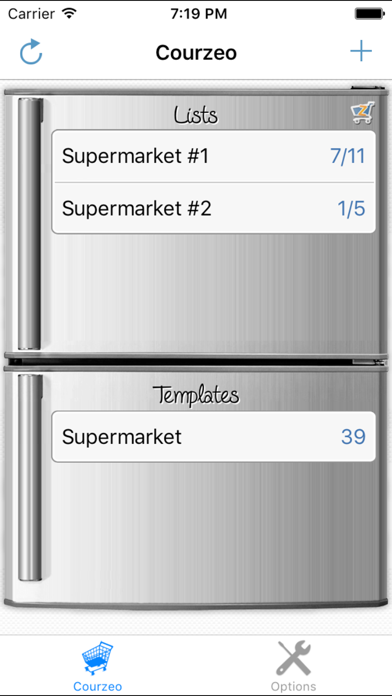 Shopping list Courzeo screenshot 3