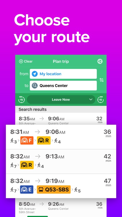 Whiz • Live Subway & Bus Times screenshot-0