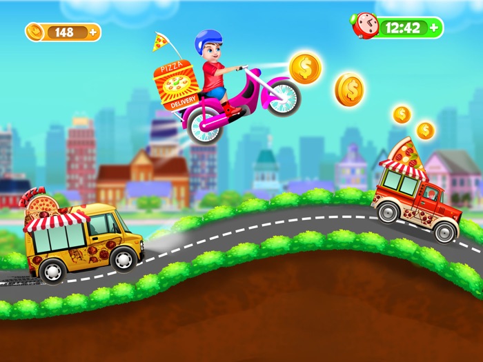 Pizza Delivery Boy Baking Game