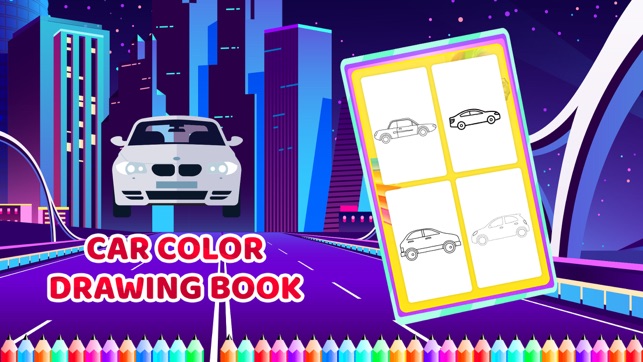 Car Colour Drawing Book(圖3)-速報App