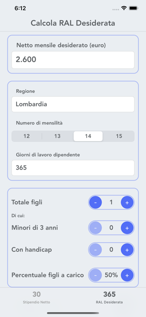 Calcolo Stipendio Netto(圖3)-速報App