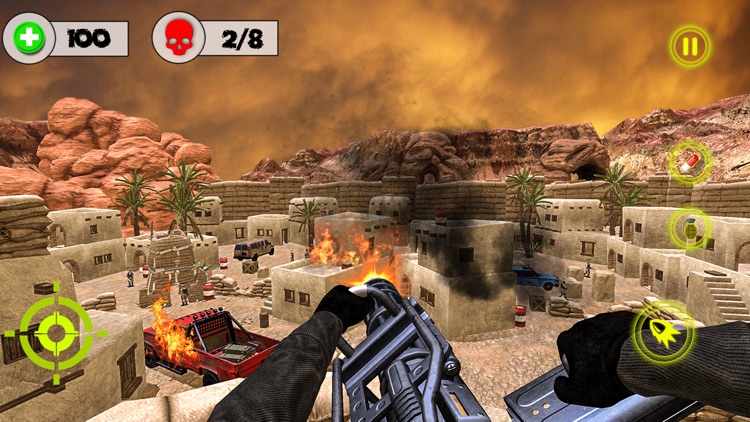 Desert Storm Gunship Gunner 3d screenshot-4