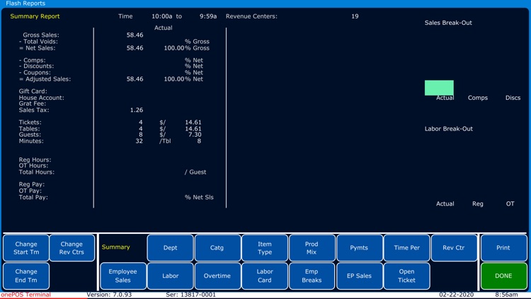 Terminal by onePOS 7.1