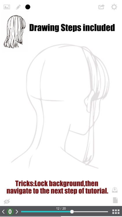 Comic Sketch : Drawing Hair by XIU HUA FU