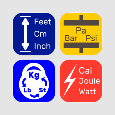 Converters for Height, Pressure, Weight, Energy