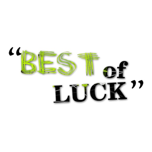 Best Of Luck Stickers 2018