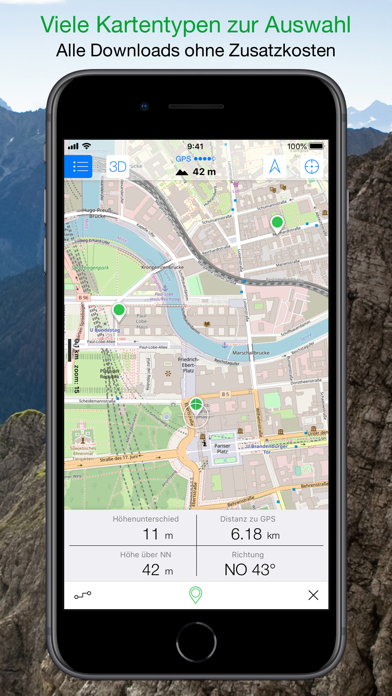 Maps 3D PRO - Outdoor GPS app screenshot 4 by movingworld GmbH - appdatabase.net