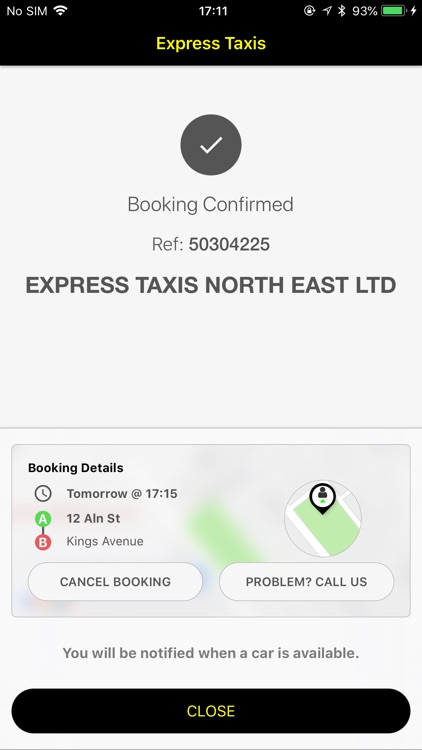 Express Taxis North East screenshot-3