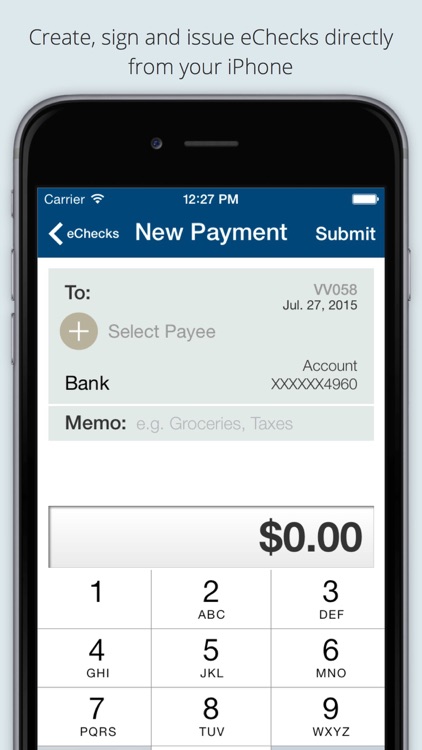 eChecksPro Mobile Checkbook