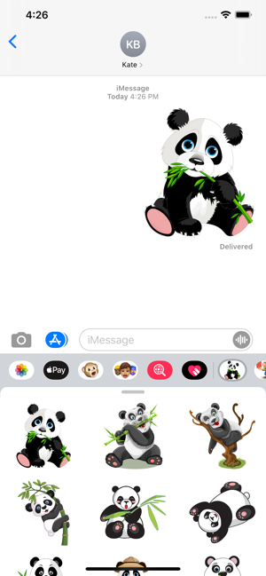 Panda Stickers - Sticker Pack