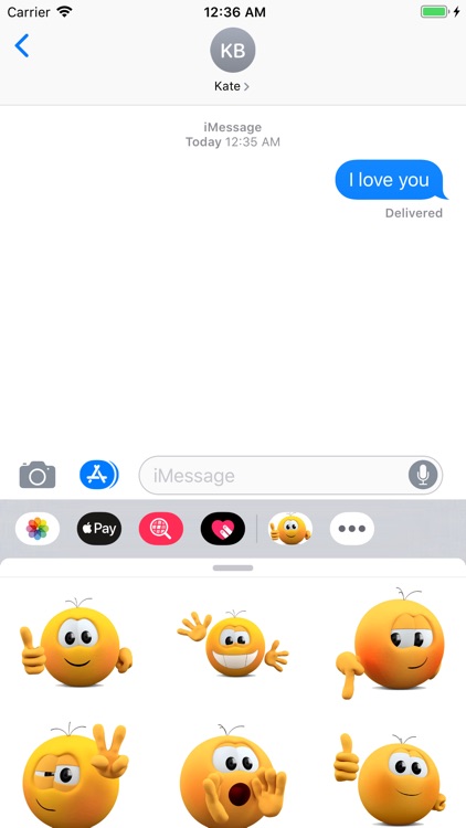 Kolobanga Sticker For iMessage