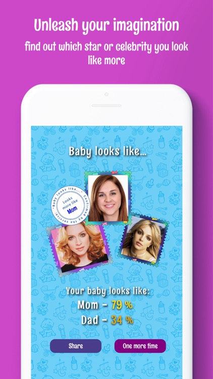 Baby looks like. Face in photo screenshot-4